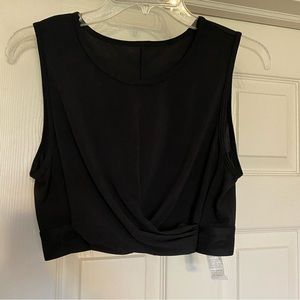 Fabletics size small black crop top